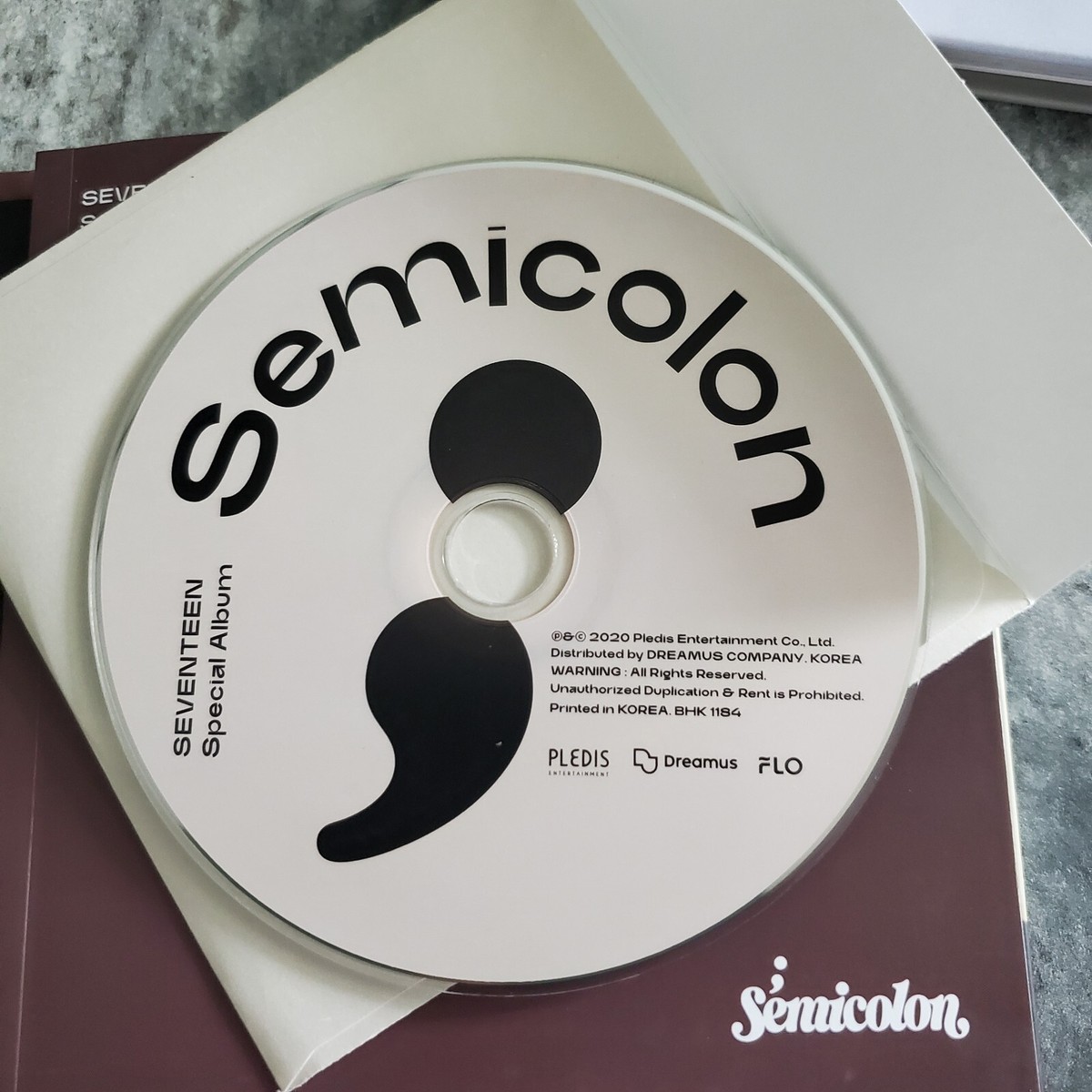 SEVENTEEN Semicolon Special Album Jun Cover - KPop Music Cd