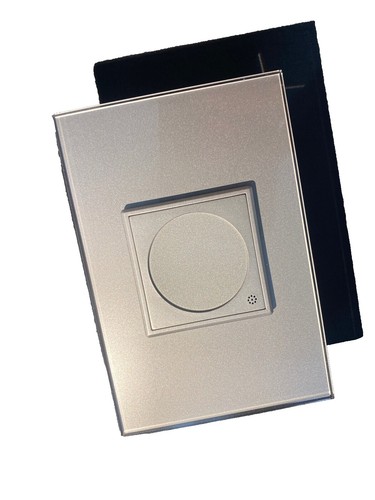 Retro Porzellan Aufputz-Schalter QR1 Schwarz – Wechselschalter, 250V 10A, Ø 65 Mm
