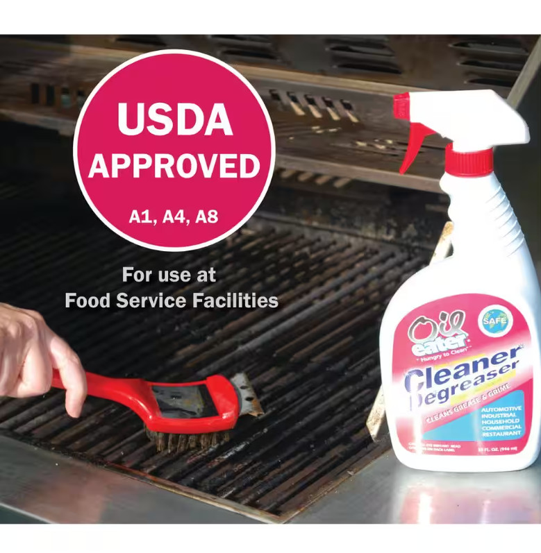 Oil Eater Cleaner Degreaser 1 Gal. Concentrated Liquid, Color Safe Non Corrosive