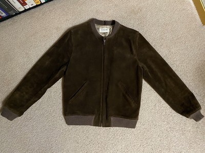apc suede bomber jacket
