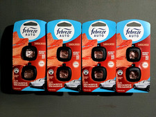 Febreze -Sandalwood- Auto Vent Clip Air Freshener LOT OF 4