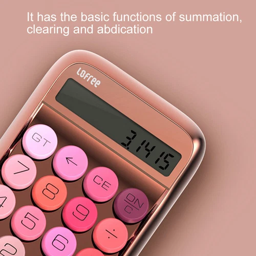 LOFREE Mechanical Calculator Digital LCD Scientific Multi-function EH133P - Picture 3 of 6