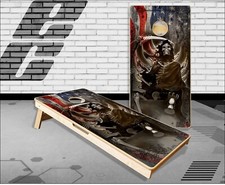 Ghost Reaper Hour Glass Cornhole Boards Bean Bag Toss Game