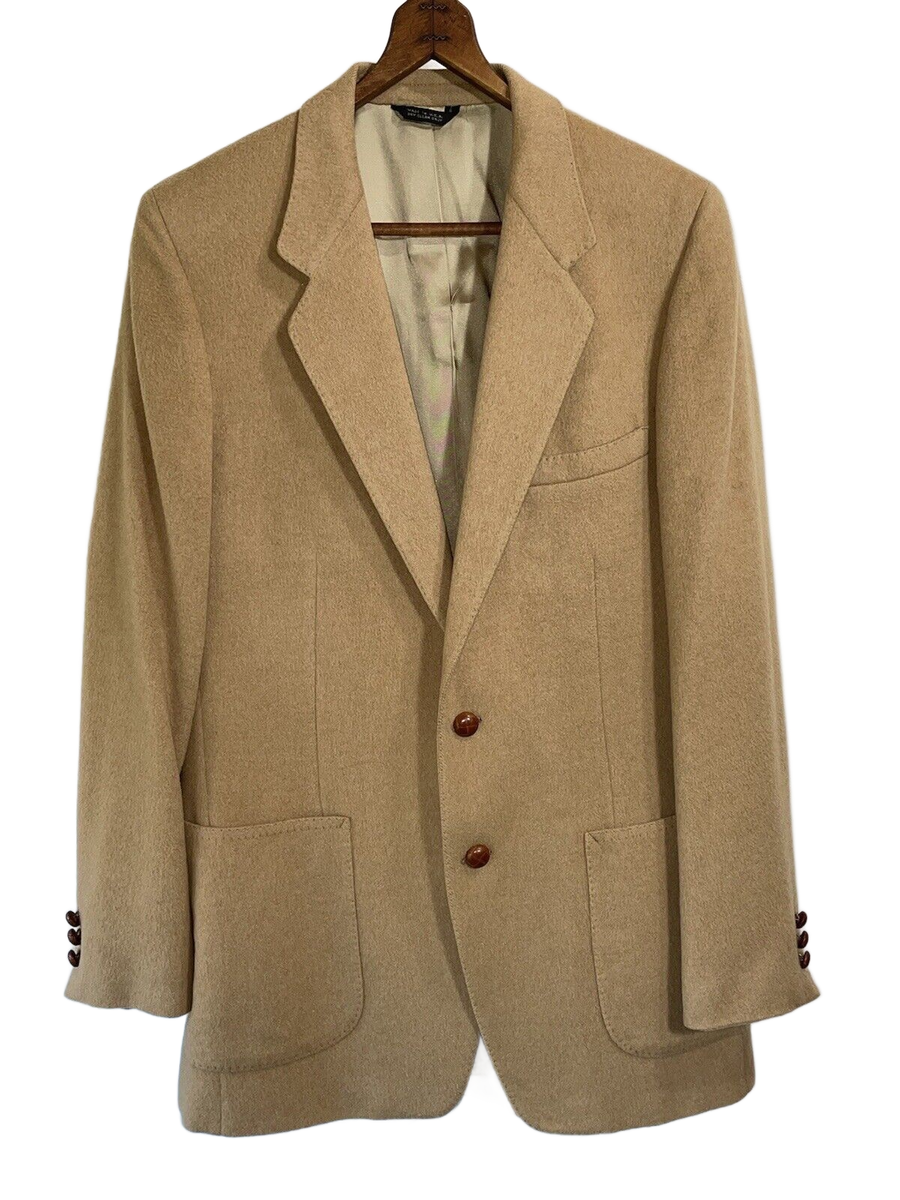 Men's Vintage Camel Hair Jacket Size 44 Sport Coat Blazer Men's Vintage Camel Hair Jacket Size 44 Sport Coat Blazer