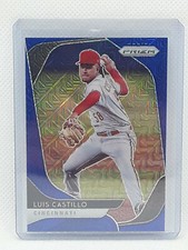 Luis Castillo 2020 Panini Prizm Baseball - BLUE MOJO (092/175) - Cincinnati Reds