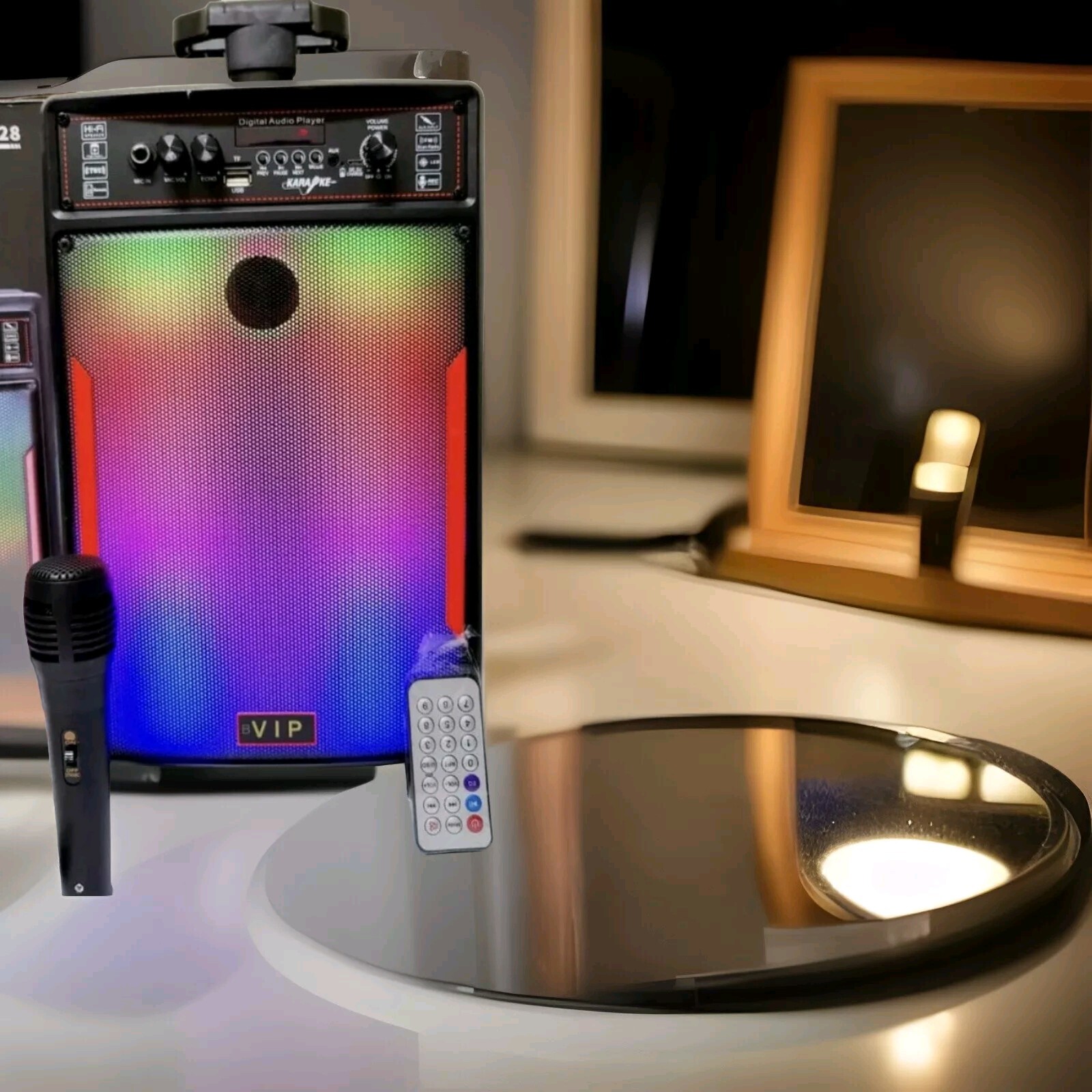 bluetooth speaker portable 20000w P.M.p.o FM Radio Rechargeable USB Best Sound-image