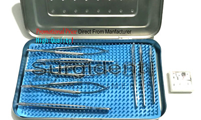 Hand Surgery Basic Kit of Micro Surgical Instruments with Case Micro ...