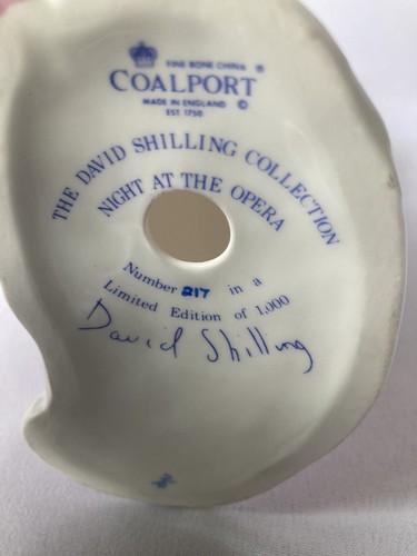 Rare,Limited Ed ,Coalport Figure,Night at the Opera , By David Shilling,1980s - Picture 7 of 7