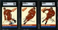 1954 Topps Hockey Mid to High-Grade Complete Set (60/60) Howe Kelly Delvecchio