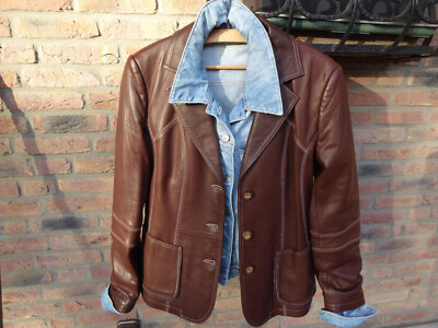 Blazer-Lederjacke, NEU, Gr. 38, 100 % Lammleder, 