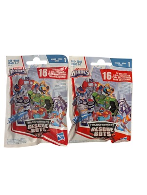 2x Transformers Rescue Bots Playskool Heroes Blind Bag Mini Figure Series 1