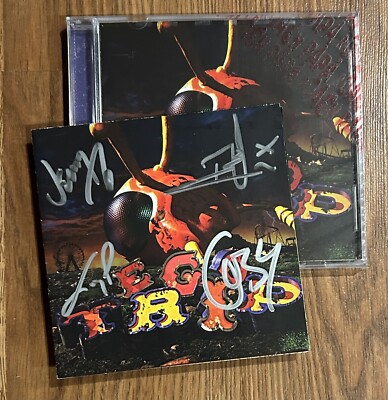 Signed Papa Roach - Ego Trip CD booklet & CD   autographed