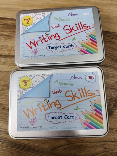 TTS Writing Skills Target Cards Level 2 And 3 Year 2-4 Home Learning