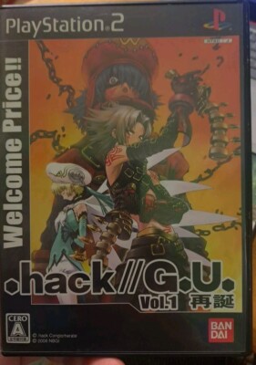 hack G.U. Vol.1 Rebirth PS2 PlayStation 2 Japan Import SLPS