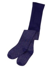 GYMBOREE COSMIC CLUB NAVY MULTI COLOR GLITTER TIGHTS 6 12 24 NWT