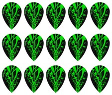 5 New Sets Harrows Rapide X Pear Dart Flights   Ships w/ Tracking - Green