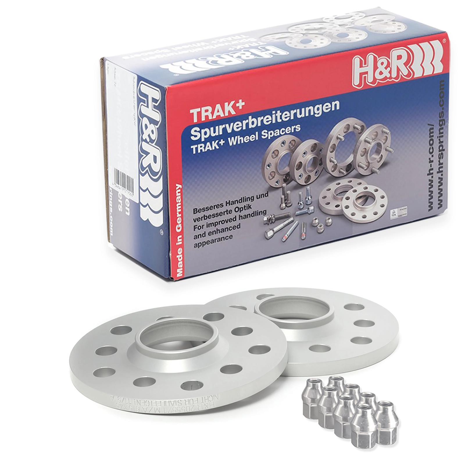 H&R 2265681CR DRS-MZ 11 mm Wheel Spacers Kit Set Pair for 2005-2016 Aston Martin