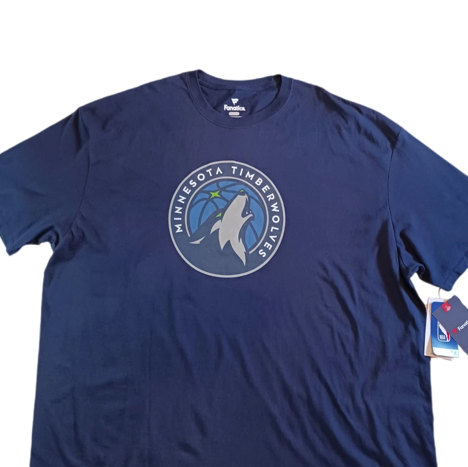 Camiseta Fanatics Minnesota Timberwolves Para Hombres 3 XL Azul NBA Camiseta #32 Towns Foto 2 de 4