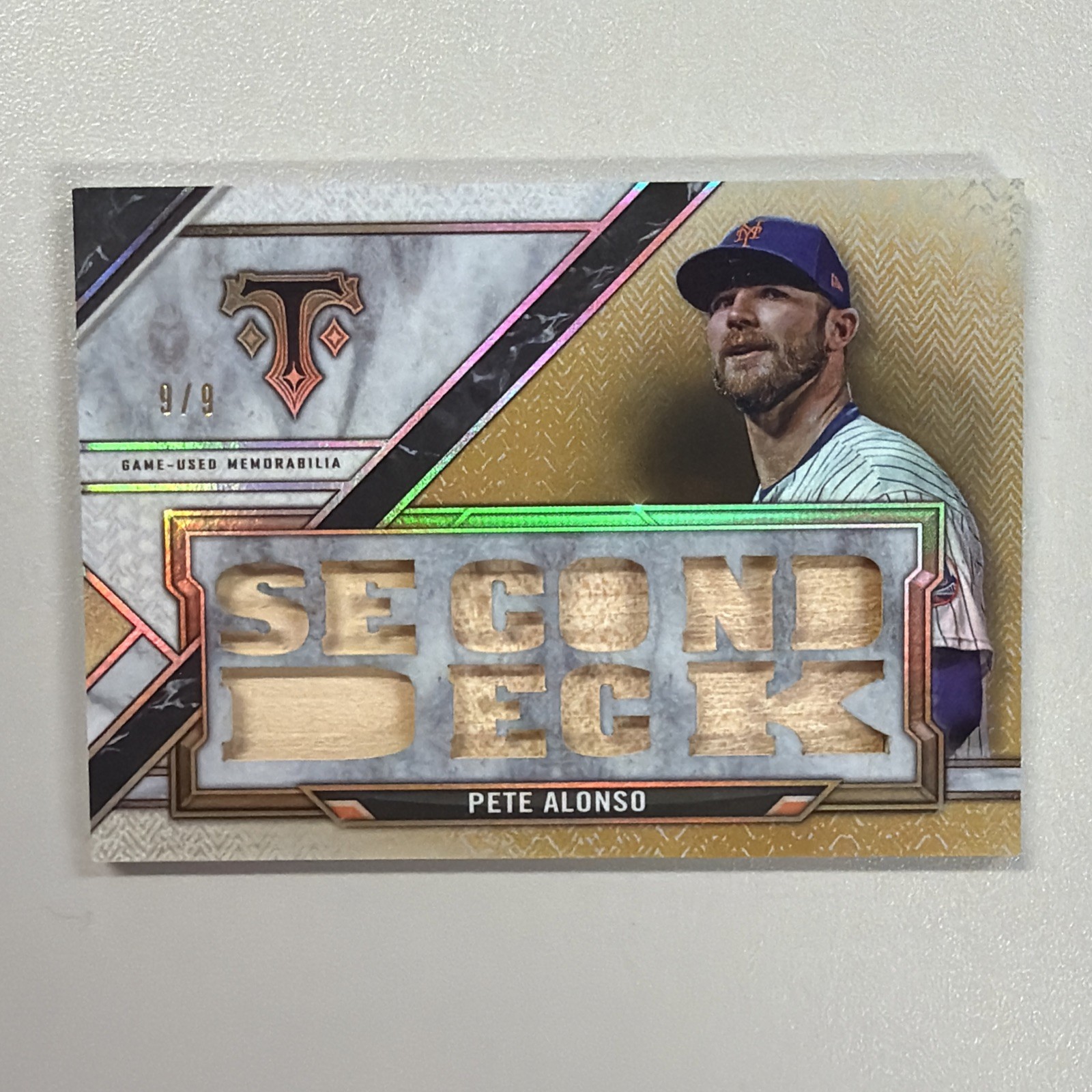 Pete Alonso 2021 Museum Club TTR-PA4 Bat Relic 9/9