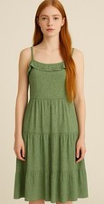 Marc  By Marc  Jacob’s  Green Cotton Floral Print Sundress  Size 4/$388 Retail