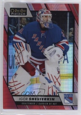 2023-24 O-Pee-Chee Platinum Red Prism 128/199 Igor Shesterkin #41 0bn4