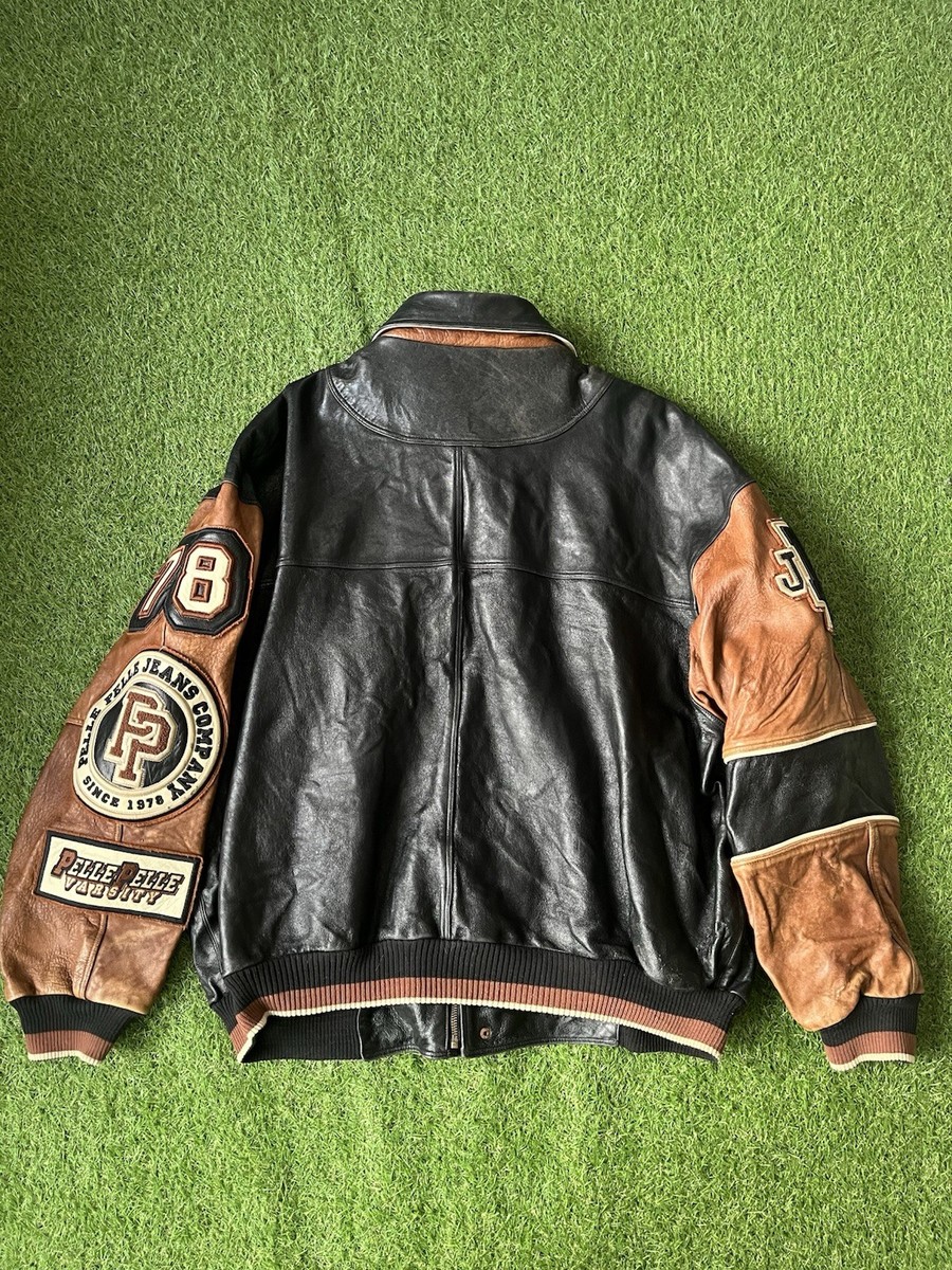 ジャケット・アウター PELLE PELLE Design Vintage LeatherJacket Pelle-Pelle X TB Men's Windy City Leather Jacket