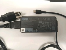 Lot Of 5 Used OEM Lenovo USB type C Chromebook charger 45w Samsung Dell
