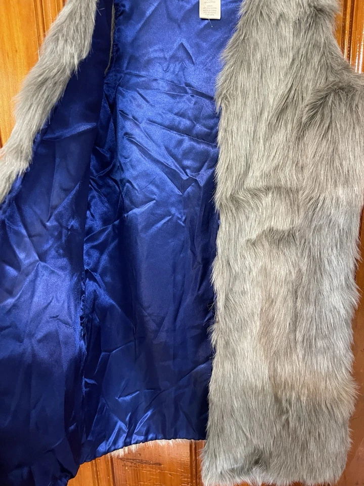 Arden B, мех туника жилет, цвет серый, размер XS очень милый - Изображение 2 из 4