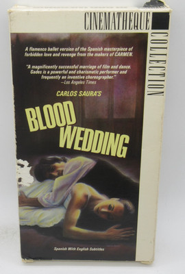 BLOOD WEDDING - CINEMATHEQUE COLLECTION VHS VIDEO MOVIE, ANTONIO GADES, SPANISH