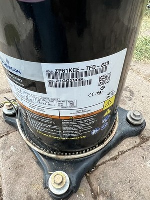 COPELAND SCROLL COMPRESSOR model   ZP61KCE - TFD-830 Year  2021 - 460v  3 ph
