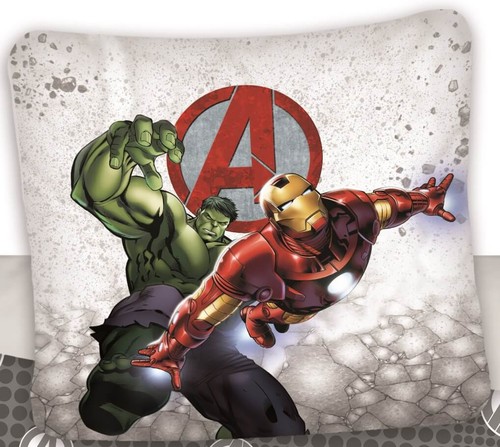 Marvel Avengers Wende-Bettwäsche-Set 135x200 80x80 Baumwolle Kinder-Bettbezug - Bild 2 von 4
