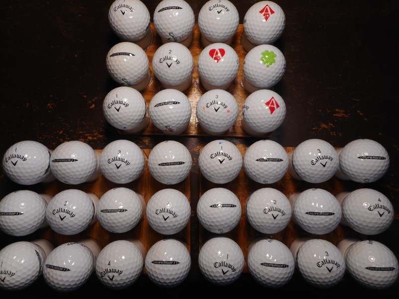36 Callaway 2025/2026 Super Soft Mint AAAAA Used Golf Balls