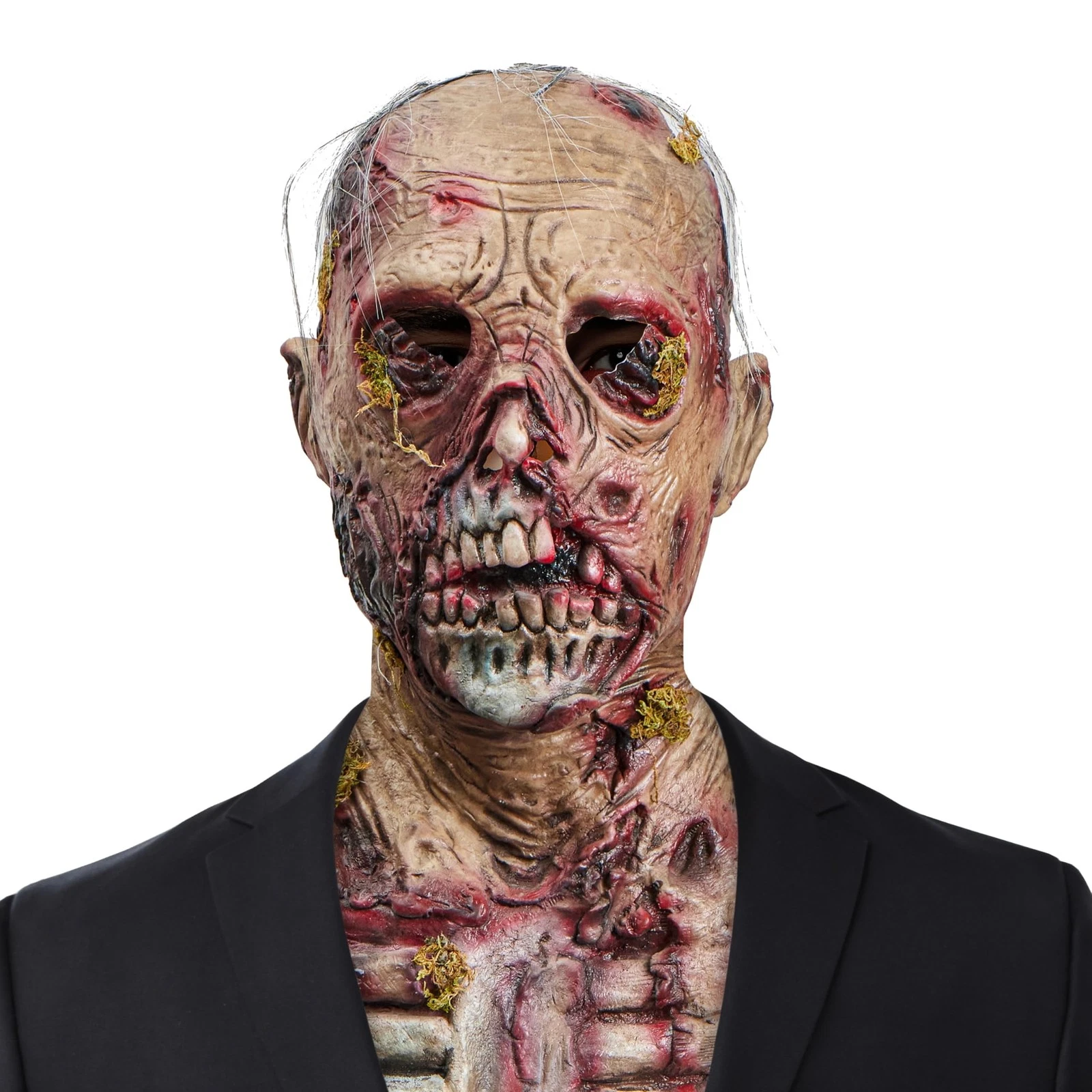 Halloween Scary Dead Zombie Head Mask,Realistic Halloween Mask for Adult Hallowe