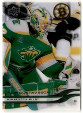 Filip Gustavsson 2025-26 Upper Deck Clear Cut #336 Minnesota Wild