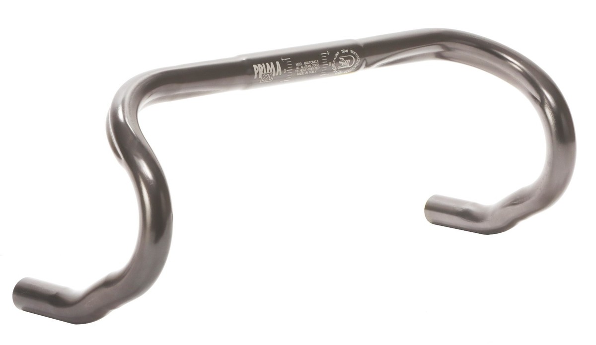 3TTT Prima 220 Forma Anatomic Bend Road Handlebar Gray 26.0mm 42cm
