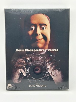Four Flies on Grey Velvet (1971) 4K UHD w/ Slipcover Severin Dario Argento NEW