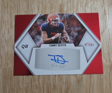 2023 Sage TOMMY DEVITO Red Autograph #A-TD Rookie Auto New York Giants SP