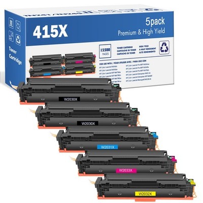Mit Chip Toner für HP 415A 415X Color LaserJet Pro M454dw/dn MFP M479dw M479fdw