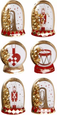 5712854189903 Naklejki shaker gold Nutracker 6szt. 1 arkusz edycja limitowana Ha