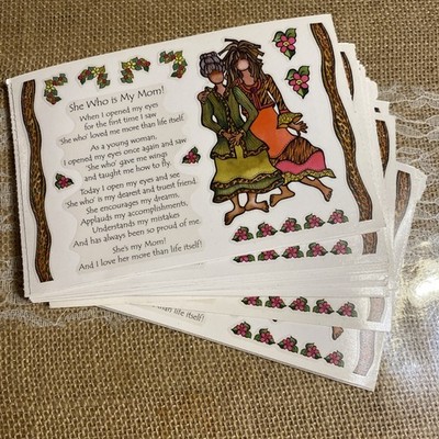 PSX Designs Lot of 44 Sheets of Vintage RARE My Mom Stickers!