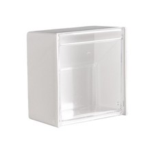 Wall-mounted storage box, cotton pad storage box Wall Mount Clear Organizer