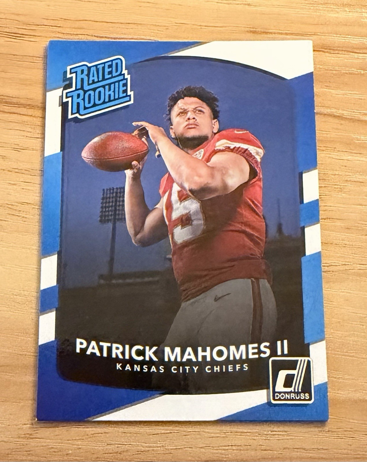 2017 Panini Donruss - Rated Rookie Patrick Mahomes II #327 (RC)