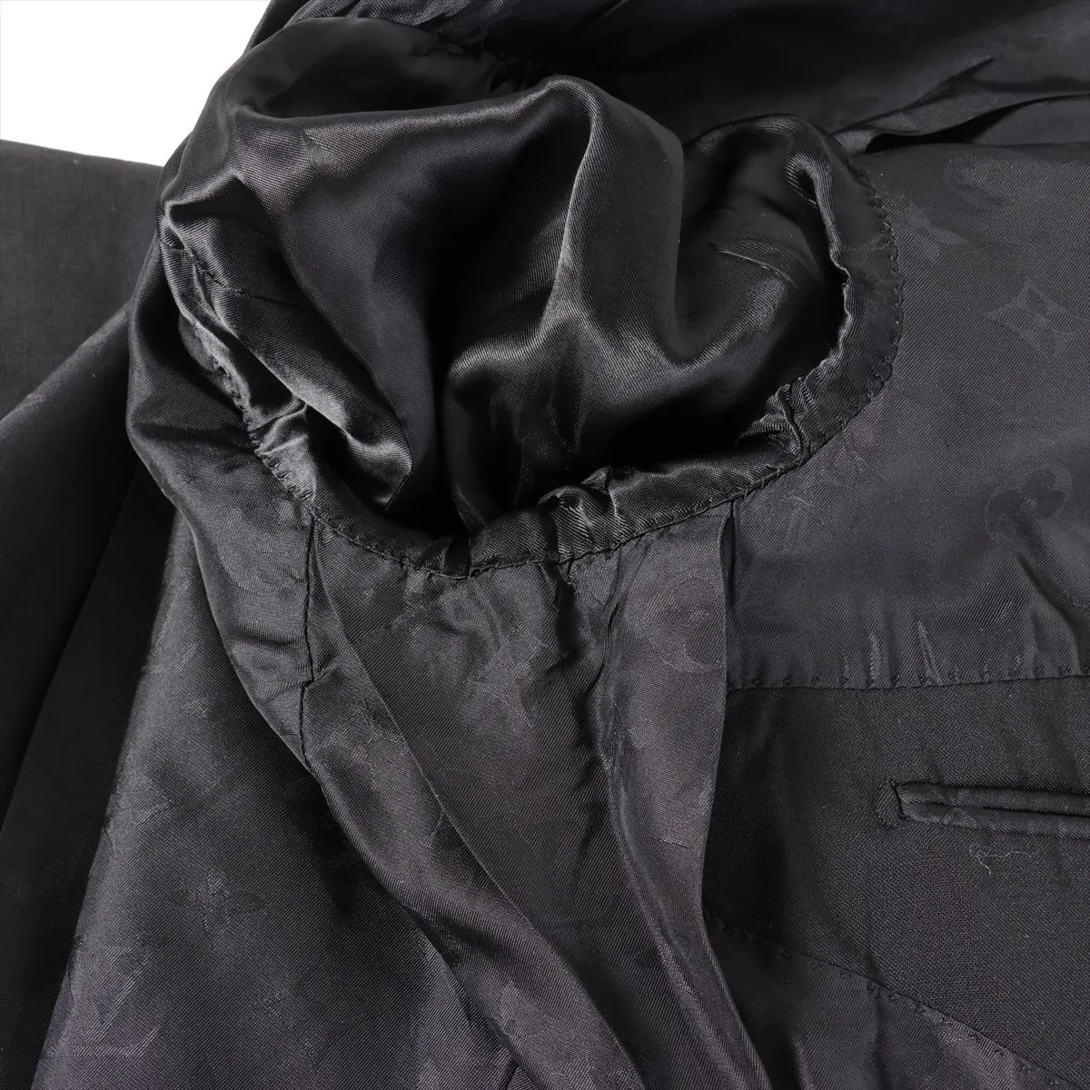 Louis Vuitton 23SS Wool Jacket 44 Men's Black  RM231F Monogram There are traces  thumbnail 8