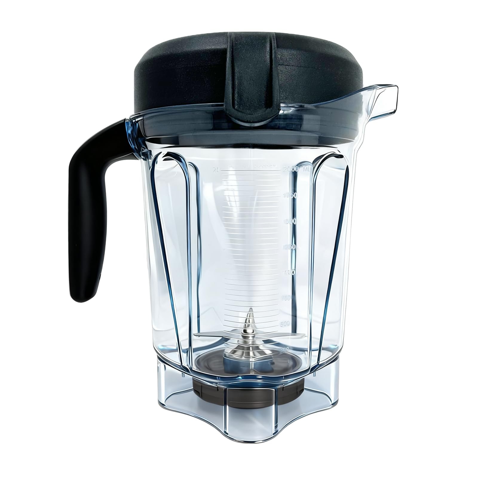 Blender Pitcher 64 oz Low-Profile Clear, Replacement Container for 5300, 6500...