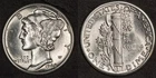 1942-D Denver Mint Silver Mercury Dime Uncirculated  BU FSB #1942D2