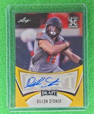 2021 Leaf Draft - Autographs Dillon Stoner #BA-DS1 Gold (AU, RC)