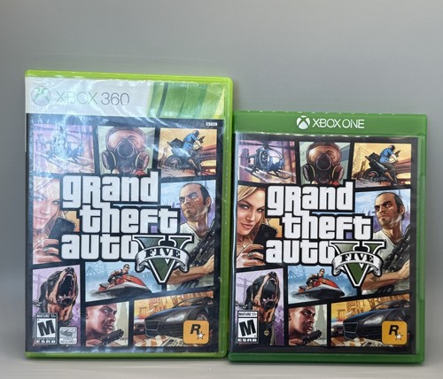 GTA 5 Sur Xbox 360 Avec Carte Officielle – Version PAL, Bon état