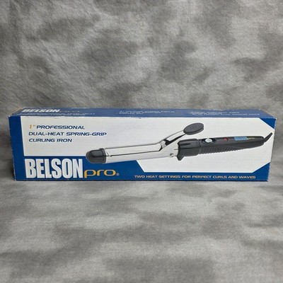 BELSON PRO 1'' Curling Iron #BP2015 Dual Heat Spring Grip 2012 NEW
