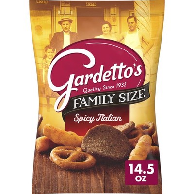 Snack Party Mix, Spicy Italian, Family Size Bag Pub Mix, 14.5 oz