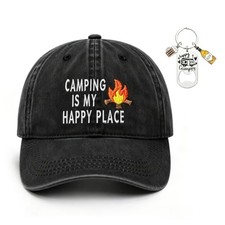 Camping Cap Geschenk Set 2-teilig Schwarze Ba...